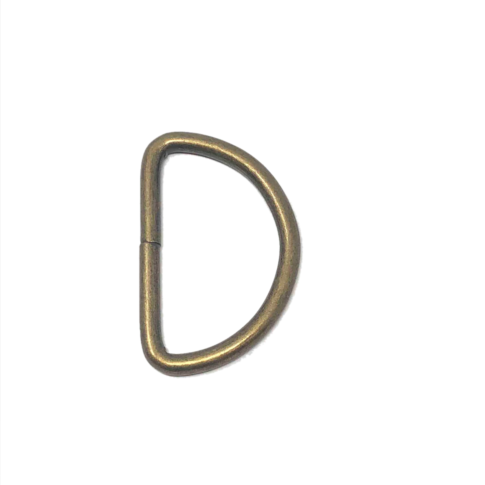 Metal D Ring - Brass 44mm/1.75 Inches (2pcs)