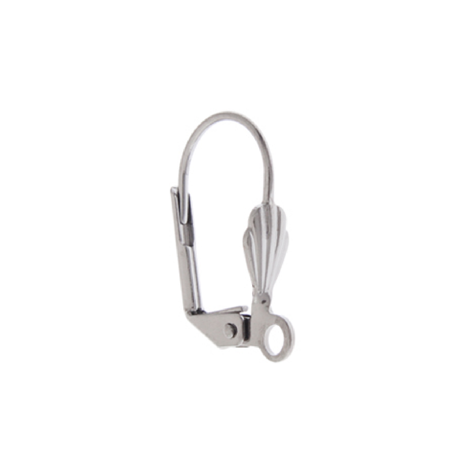 Lever Back Earwire w/Shell Gunmetal (3 pairs)