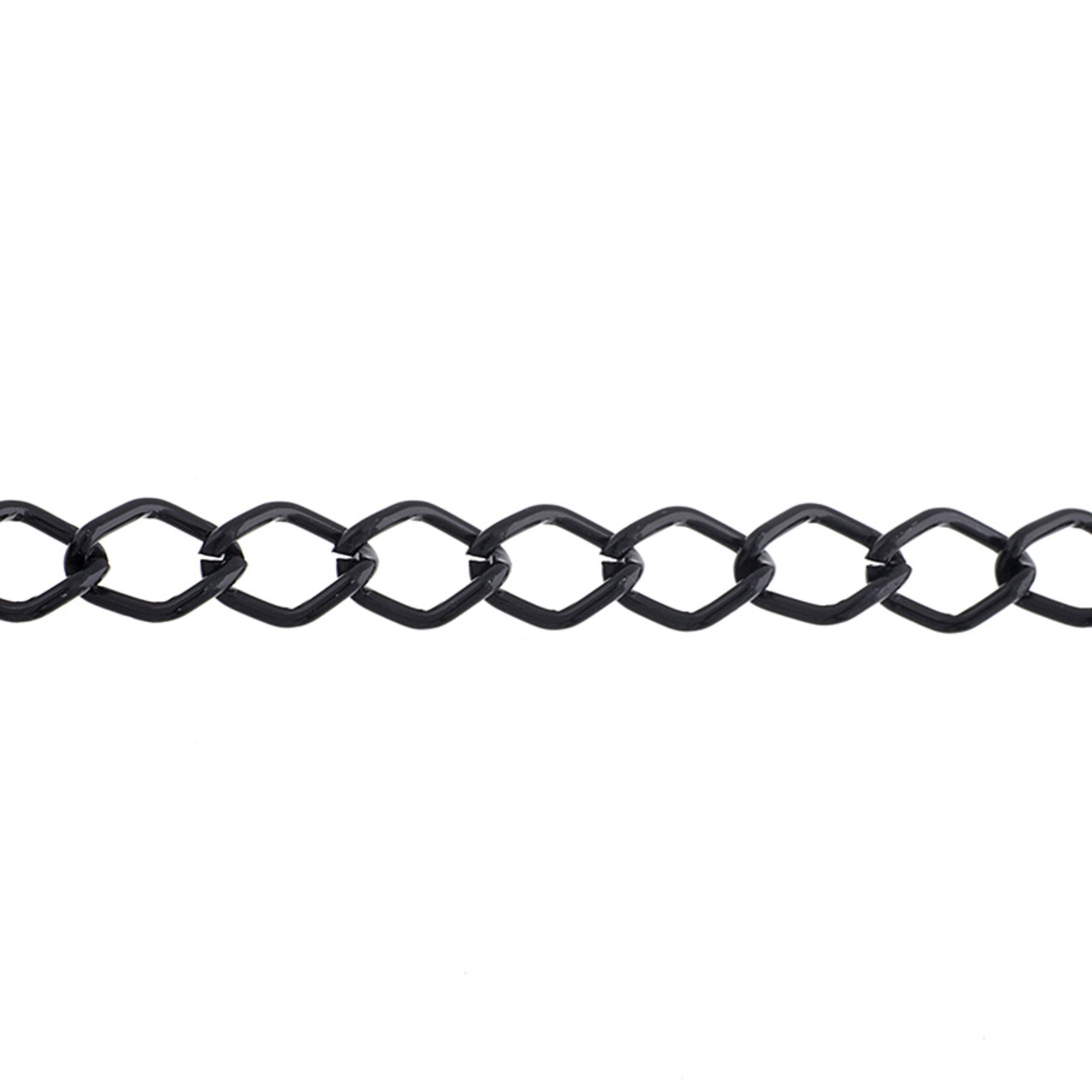 Aluminum Chain 50m/spool Black 11 x 8mm
