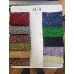 Shiny Boucle White Lame Fabric - Gold (#11)