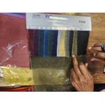 Shiny Metallic Black Lurex Lame - Emerald Green (#6)