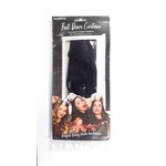 Foil Fringe Door Curtain - Black