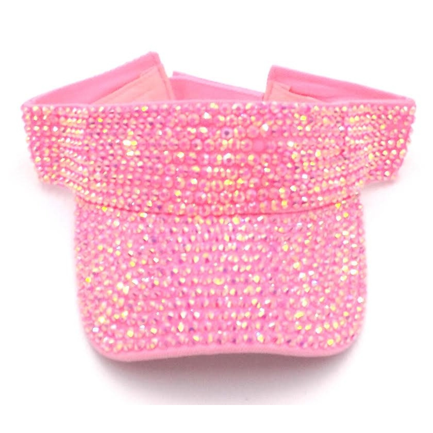 Rhinestone Visors - Light Pink