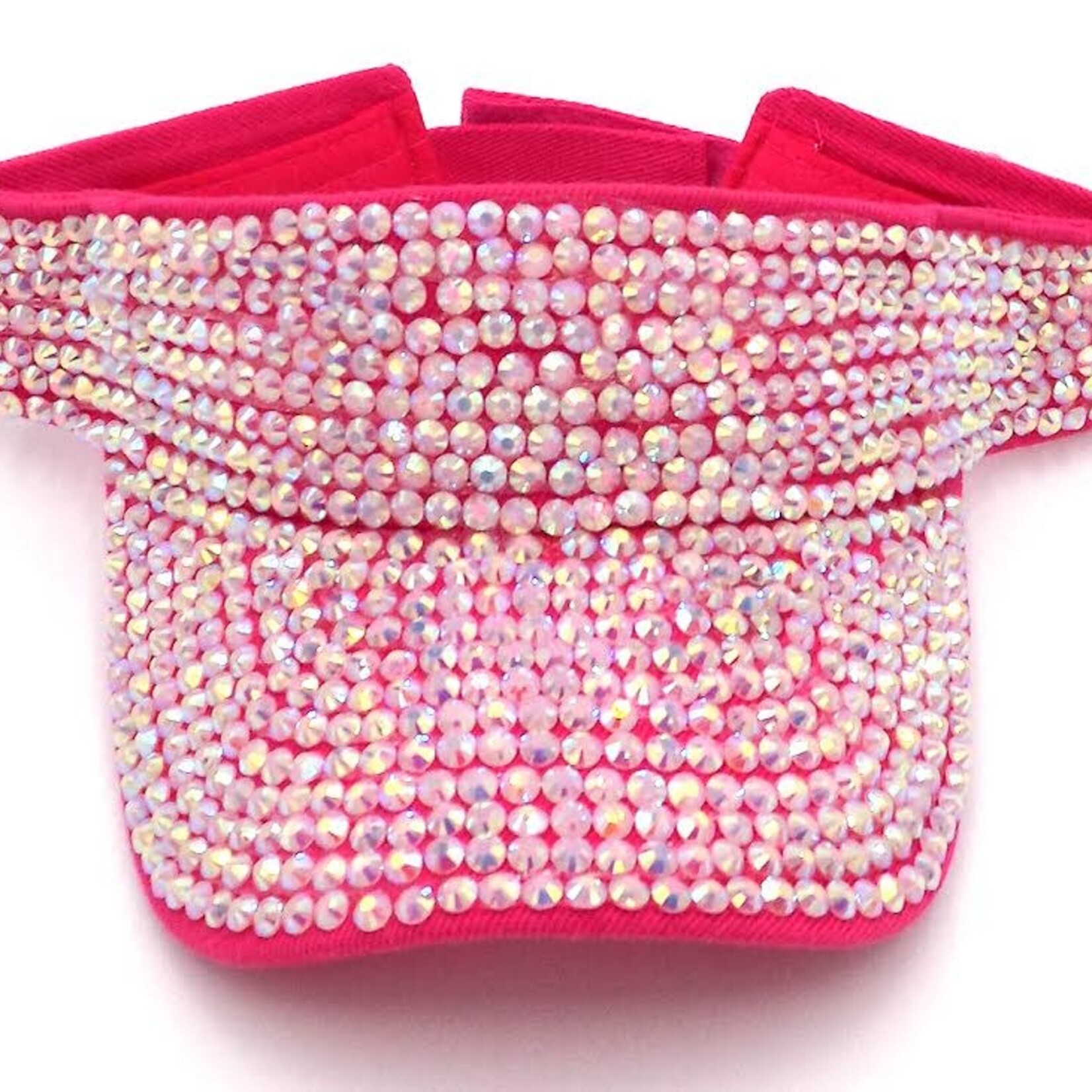 Rhinestone Visors - Pink