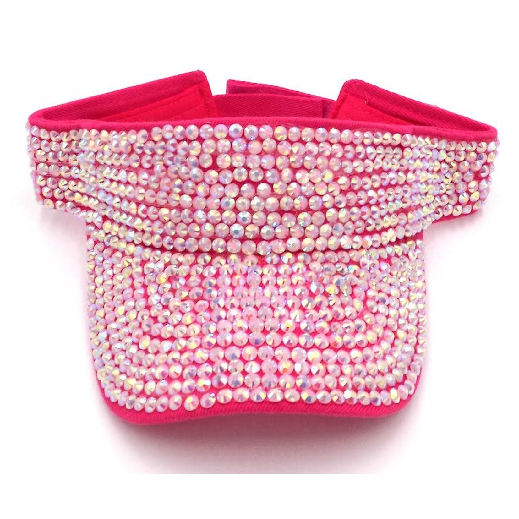 Rhinestone Visors - Pink