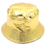 Metallic Bucket Hat - Gold