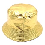 Metallic Bucket Hat - Gold