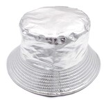 Metallic Bucket Hat - Silver