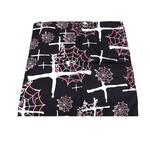 Bandana Patterned Skull With Spider Web