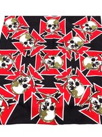 Bandana Patterned Crossed Skull