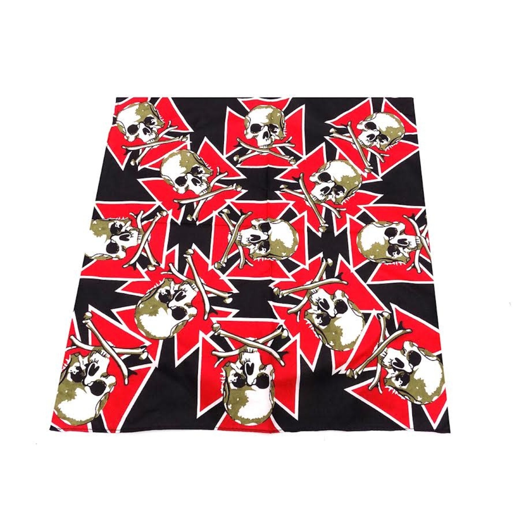 Bandana Patterned Crossed Skull