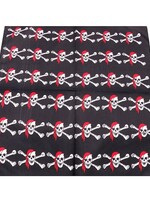 Bandana Patterned Tile Skull