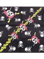 Bandana Patterned Skull with Chain Link