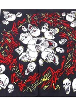 Bandana Patterned Sinister Skull