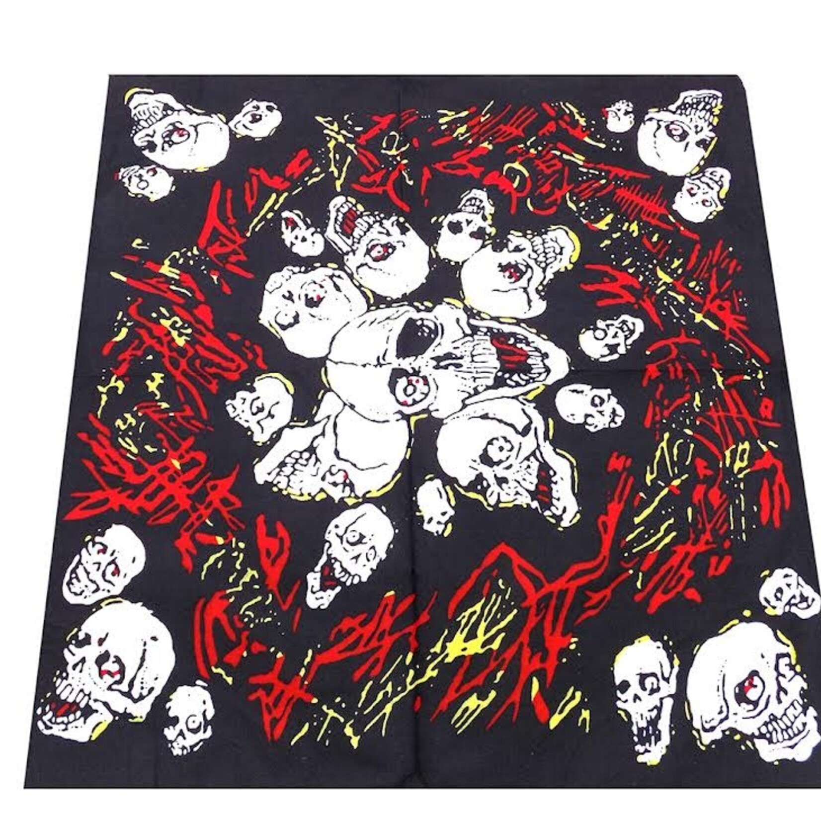 Bandana Patterned Sinister Skull