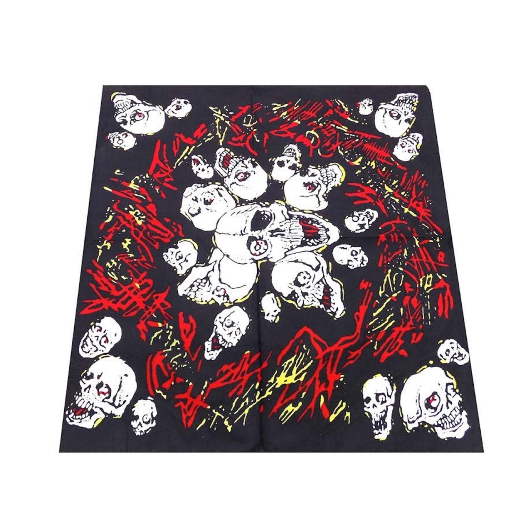 Bandana Patterned Sinister Skull