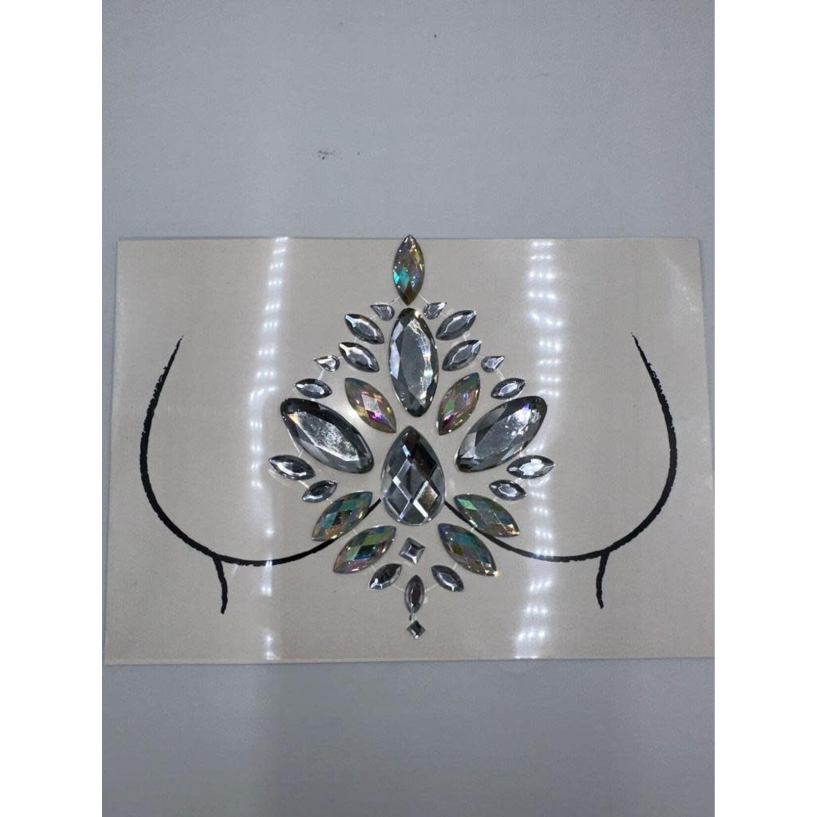 Decorative Rhinestone BodyArt 09 - Crystal AB