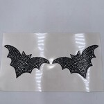 Decorative Body Rhinestone Batman - Black
