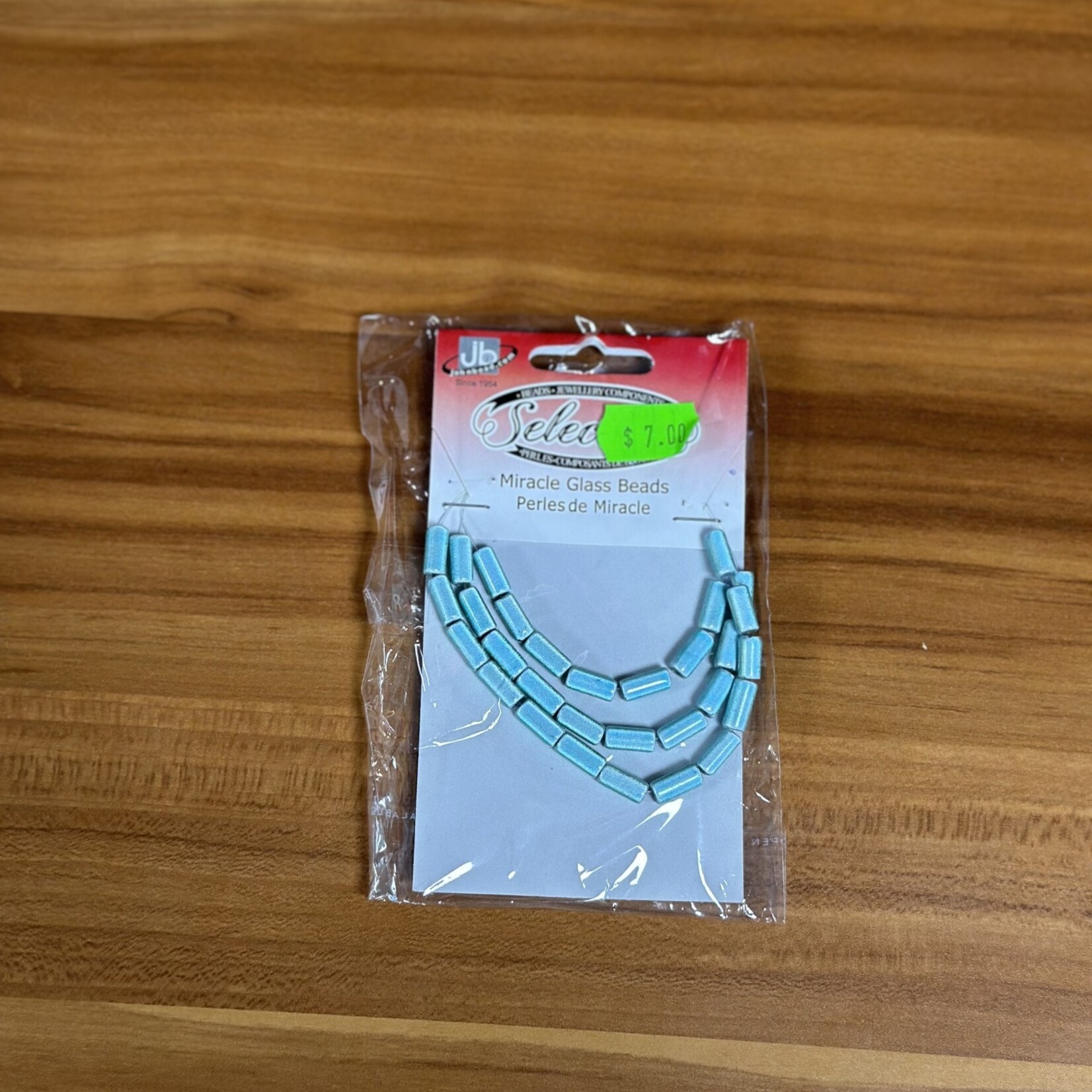 Miracle Glass Beads (1 card) 4x10mm