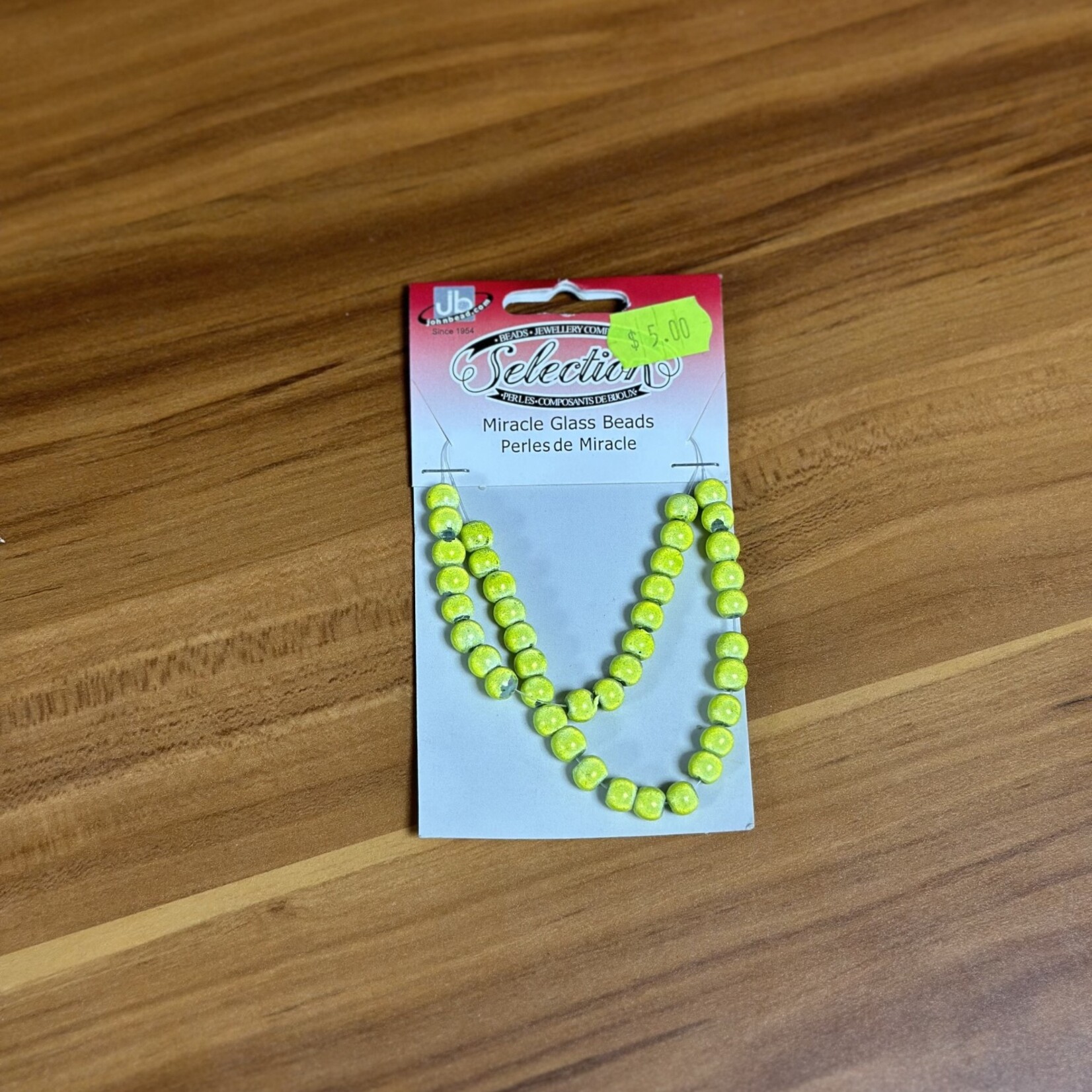 Miracle Glass Beads (1 card) 6mm