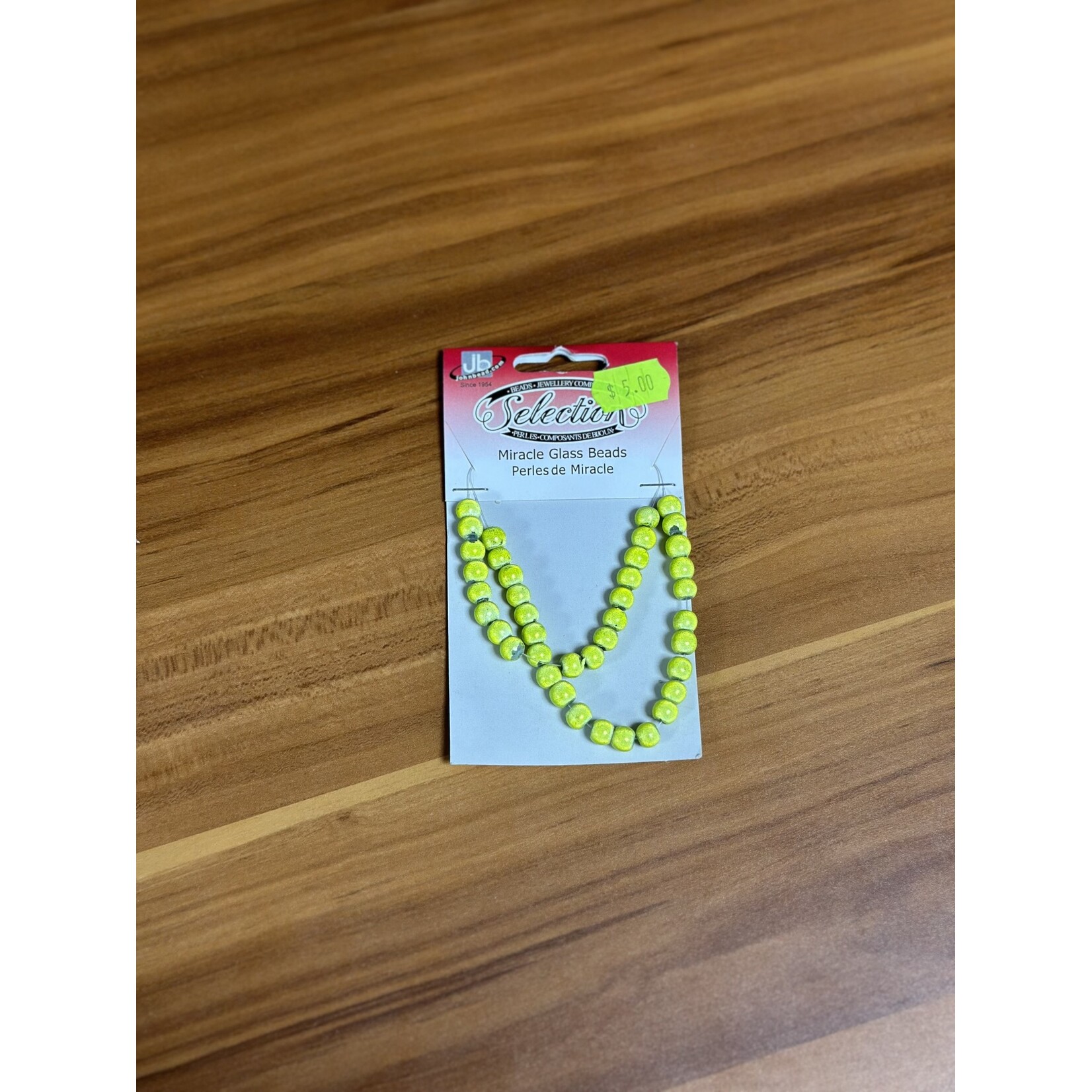 Miracle Glass Beads (1 card) 6mm