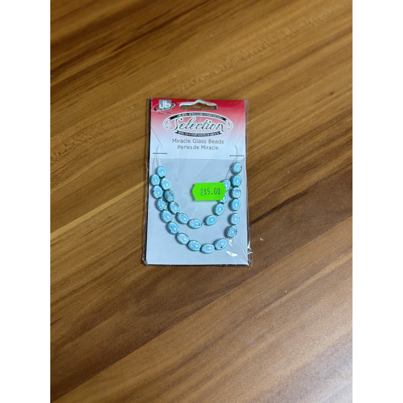 Miracle Glass Beads (1 card) 6x8mm