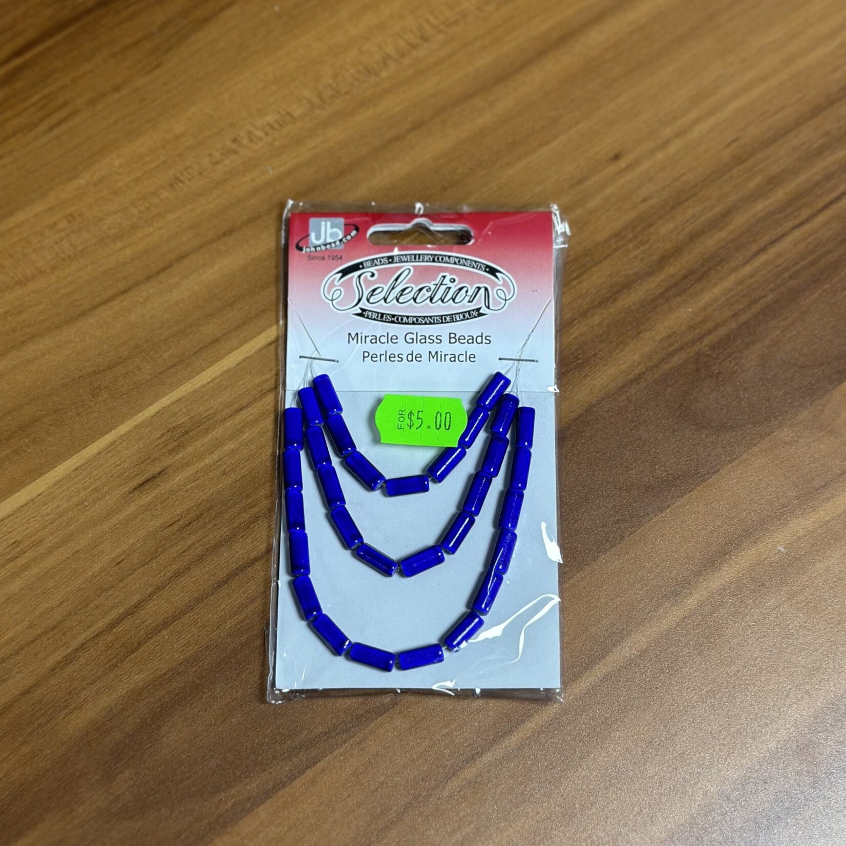 Miracle Glass Beads (1 card) 6x8mm