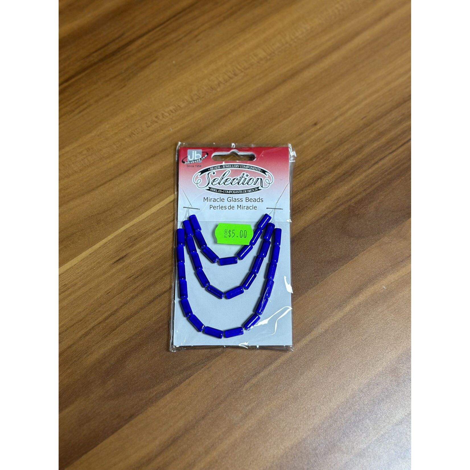 Miracle Glass Beads (1 card) 6x8mm