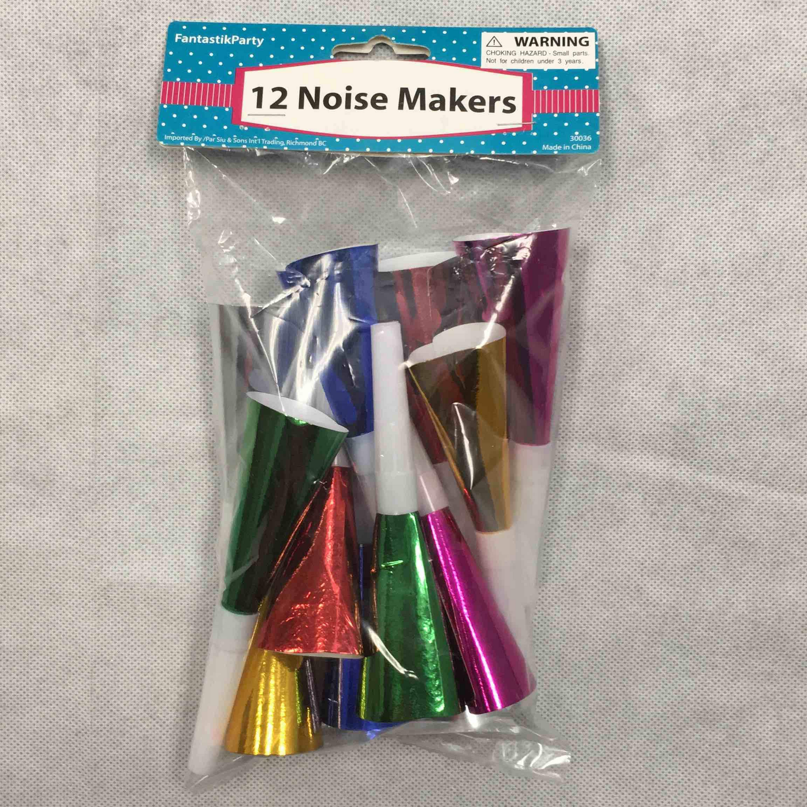 Foil Mini Horns 12ct - Assorted