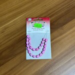 Miracle Glass Beads Oval 6x8mm Pink (25 Pieces)