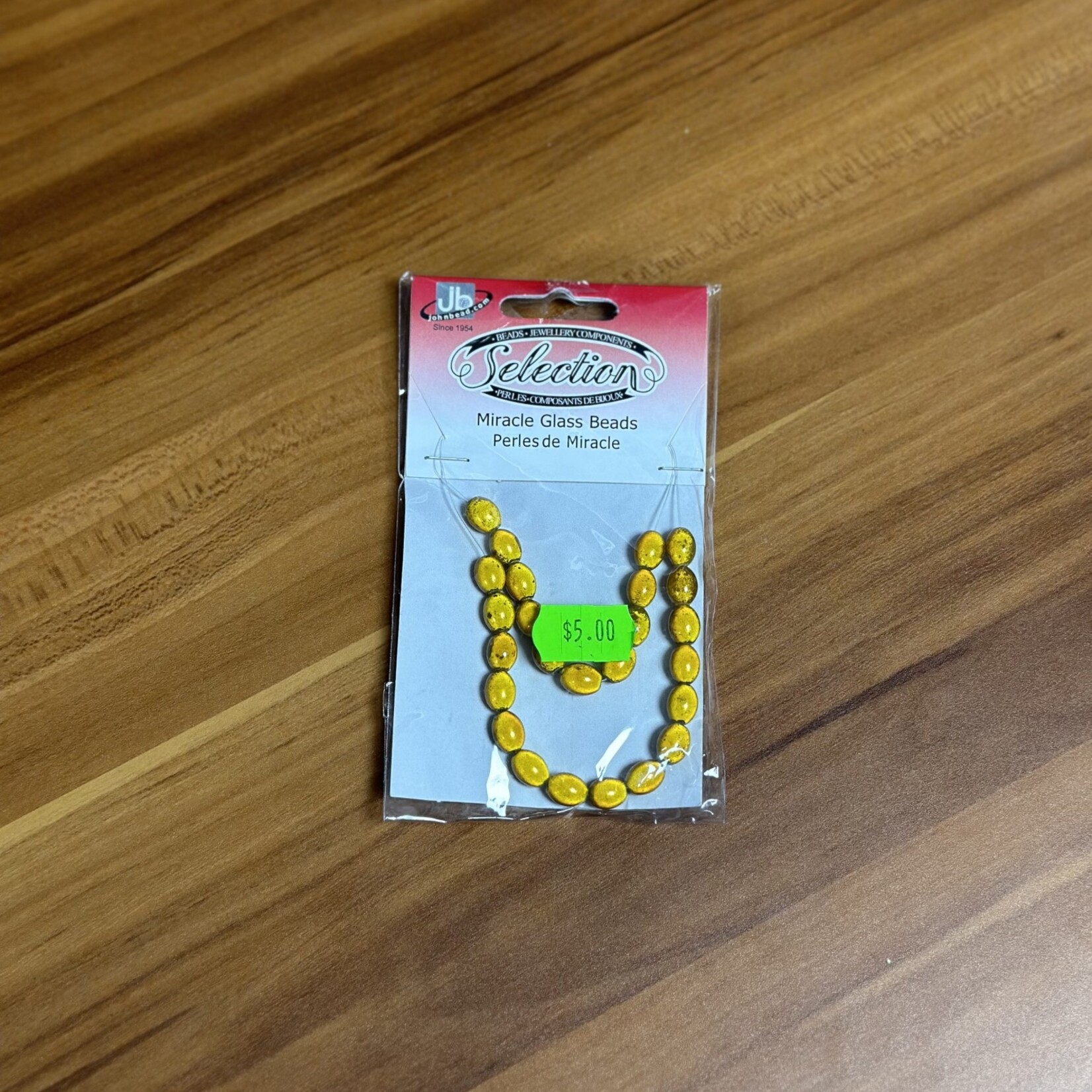 Miracle Glass Beads (1 card) 6x8mm