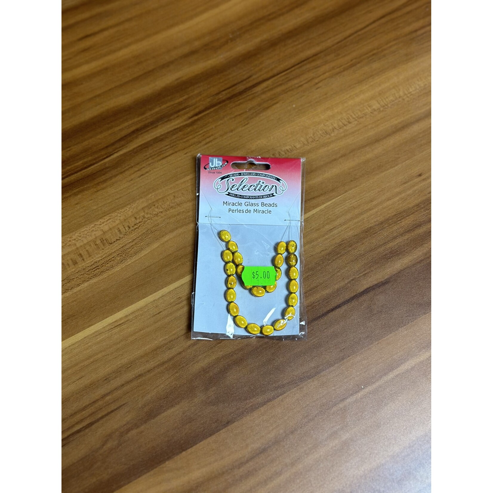 Miracle Glass Beads (1 card) 6x8mm