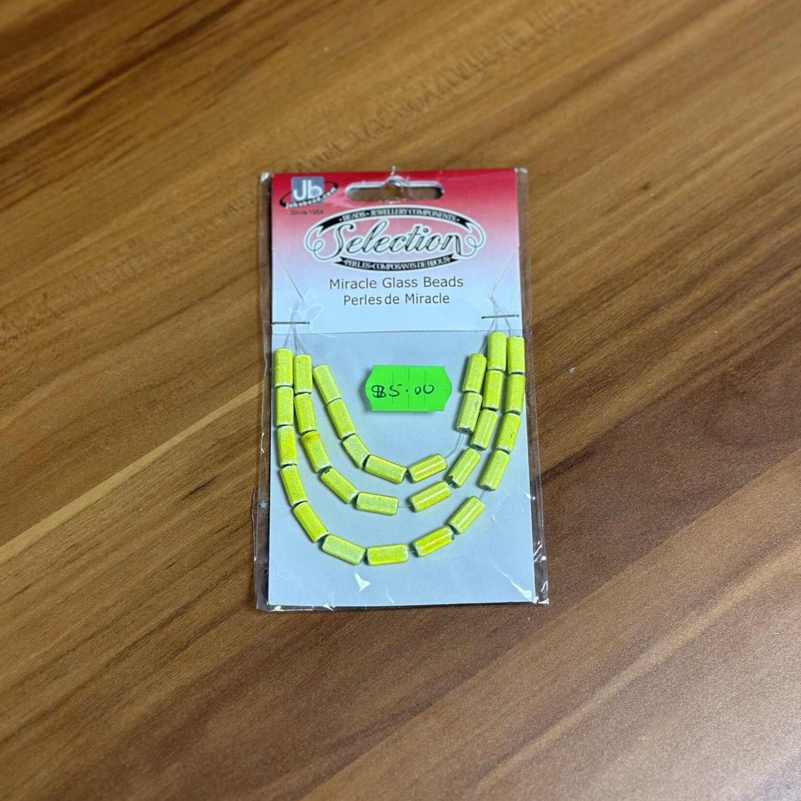 Miracle Glass Beads (1 card) 4x10mm