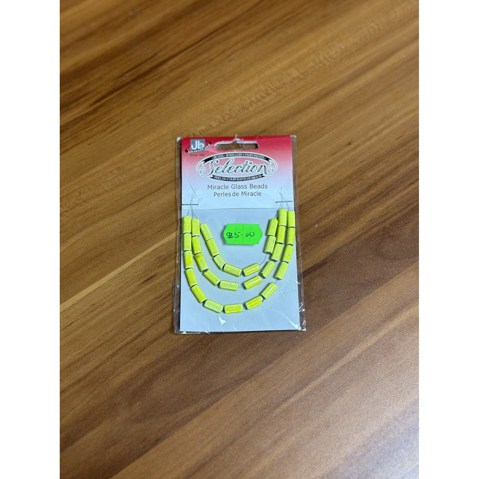 Miracle Glass Beads (1 card) 4x10mm