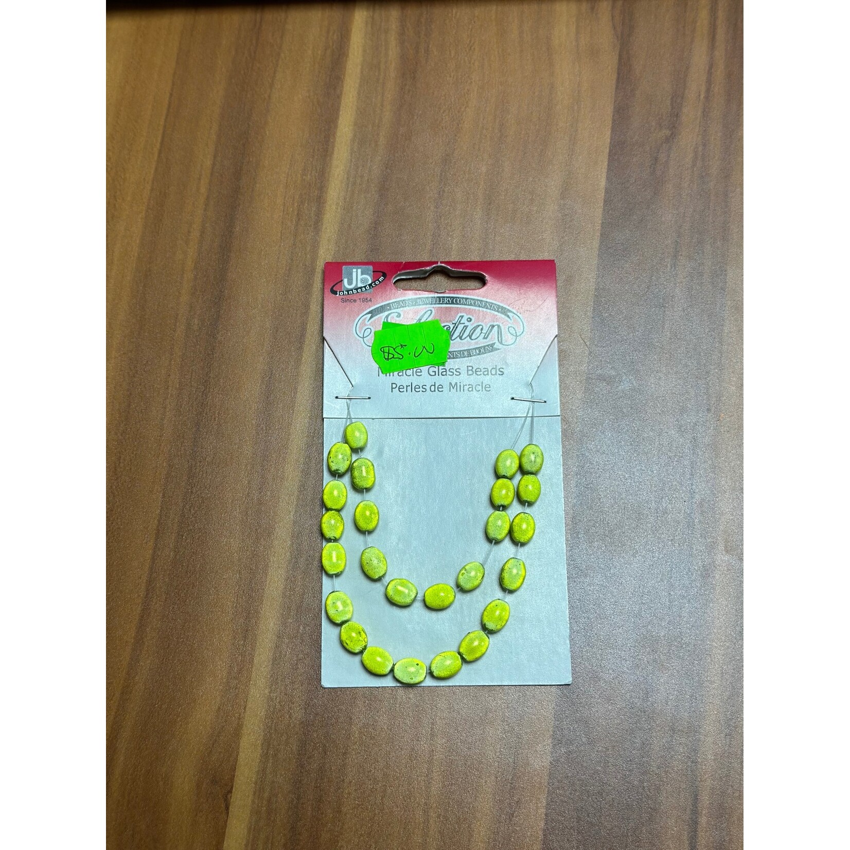 Miracle Glass Beads (1 card) 6x8mm