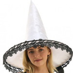 Black Lace Witch Hat -
