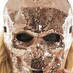 Mirror Skull Mask - Rose Gold