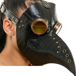 Plague Dr. Black Mask - Plain