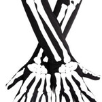 Skeleton Long Gloves