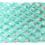 Diamond Fishnet Solid - Light Teal