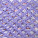 Diamond Fishnet Solid - Lilac