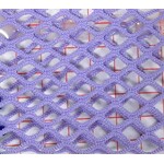Diamond Fishnet Solid - Lilac