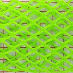 Diamond Fishnet Solid - Neon Green