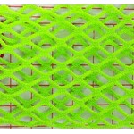 Diamond Fishnet Solid - Neon Green