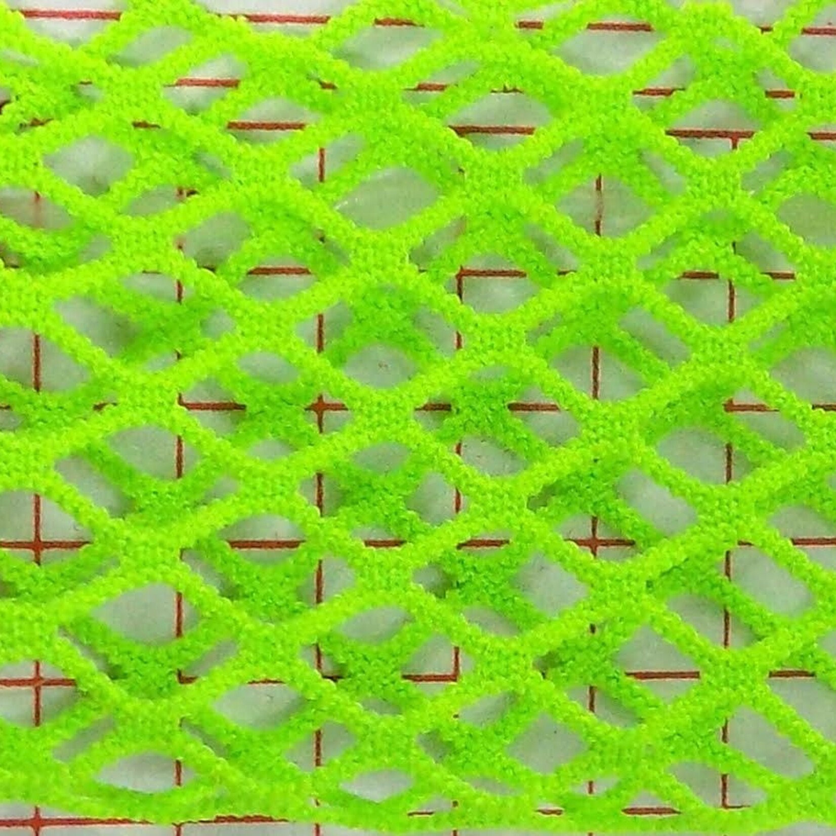 Diamond Fishnet Solid - Neon Green