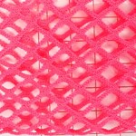 Diamond Fishnet Solid - Neon Pink