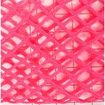 Diamond Fishnet Solid - Neon Pink