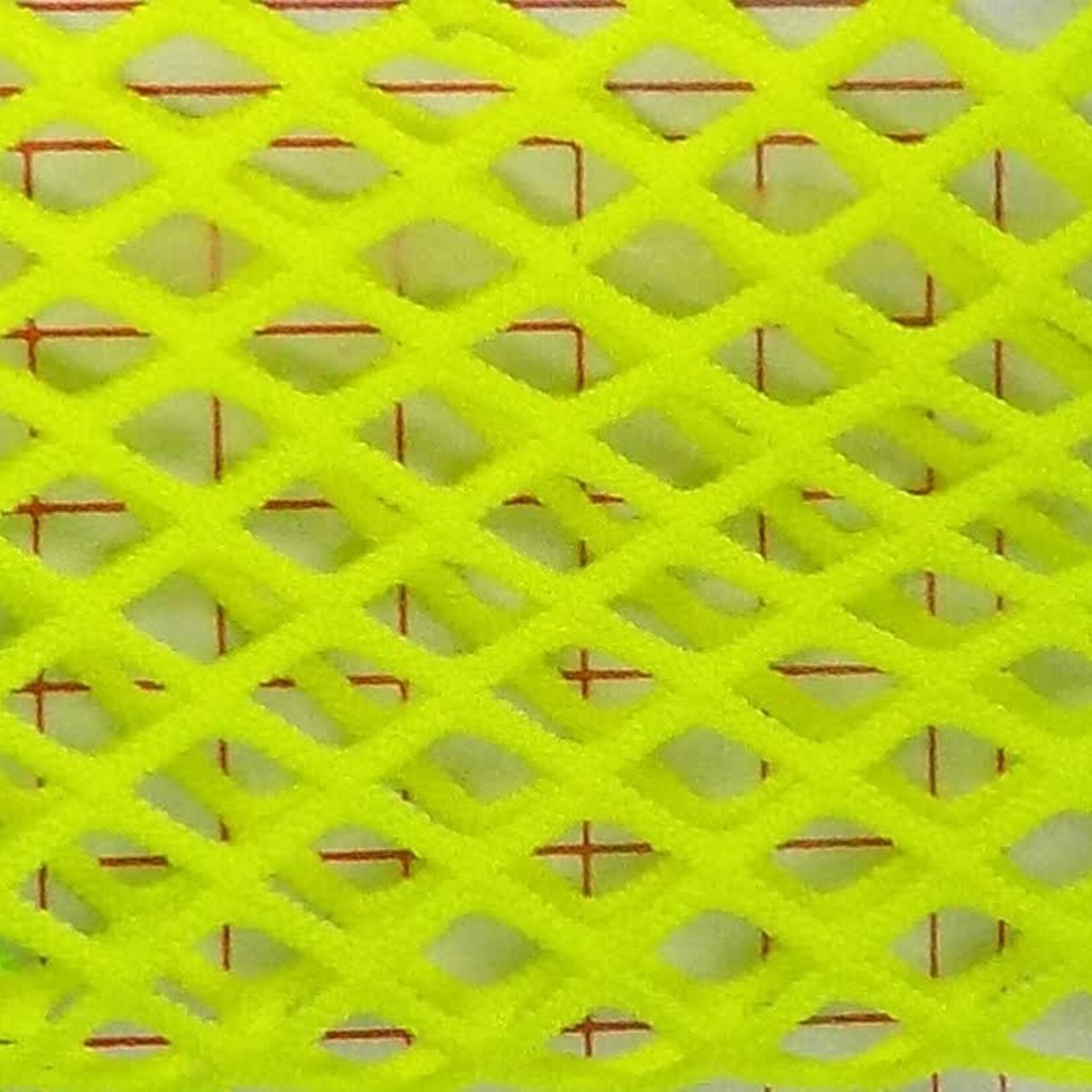 Diamond Fishnet Solid - Neon Yellow