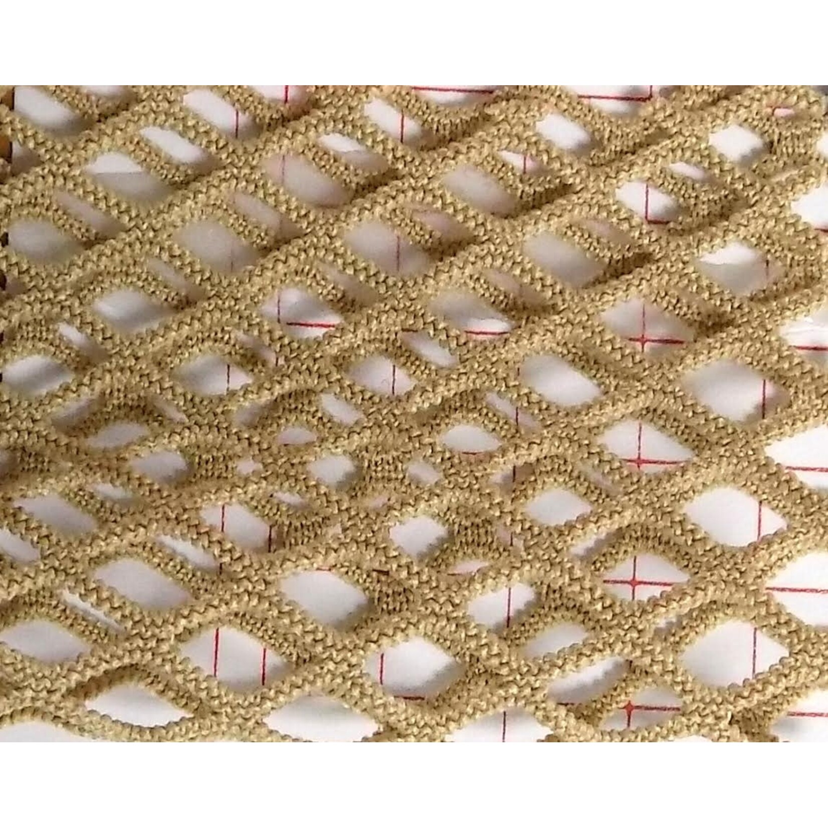 Diamond Fishnet Solid - Nude