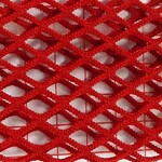 Diamond Fishnet Solid - Red